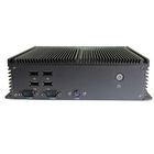 PC Fanless della scatola di lan 6USB 6COM Intel I3 I5 128G MSATA del doppio di MIS-ITX06FL