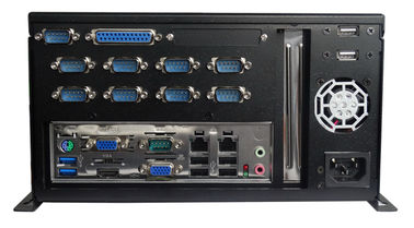 PC industriale incastonato del CONTENITORE di computer 1 espansione 10COM 2LAN di PCIE o del PCI
