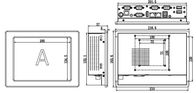 IPPC-0803T1 8&quot; bordo di PC industriale del pannello di tocco incollano la serie doppia 4USB della rete 4 del CPU J1900