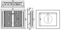 Industriale tutto di IPPC-1002T 10,4» in una scheda madre del CPU di serie del touch screen I3 I5 I7 U del PC
