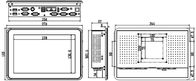 10,1» PC del pannello, touch screen capacitivo, computer industriale del PC del pannello di tocco, J1900, 2LAN, 6COM, IPPC-1206TW1