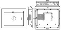 12,1» PC del pannello, tocco di resistenza, computer industriale del PC del pannello di tocco, 2LAN, 4COM, 4USB, IPPC-1203T