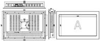 IPPC-2306TW 23,6&quot; scheda madre industriale del CPU di serie del PC I3 I5 I7 U del touch screen