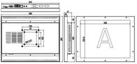 TPC-1501T 15&quot; PC industriale del pannello di tocco/touch screen industriale del PC del pannello