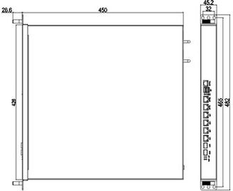 Lan 2 Giga SFP dell'hardware della parete refrattaria di rete di NSP-1966-2F/dispositivo hardware 1U 6LAN IPC 6 Intel Giga della parete refrattaria