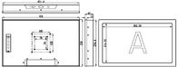 Ampio monitor industriale del touch screen di PLM-1703TW 17,3»/esposizione industriale del touch screen