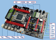 Scanalatura di CEE DIMM 5 di USB del chip 14 della scheda madre ATX-C602AH11E PCH C602 di ATX