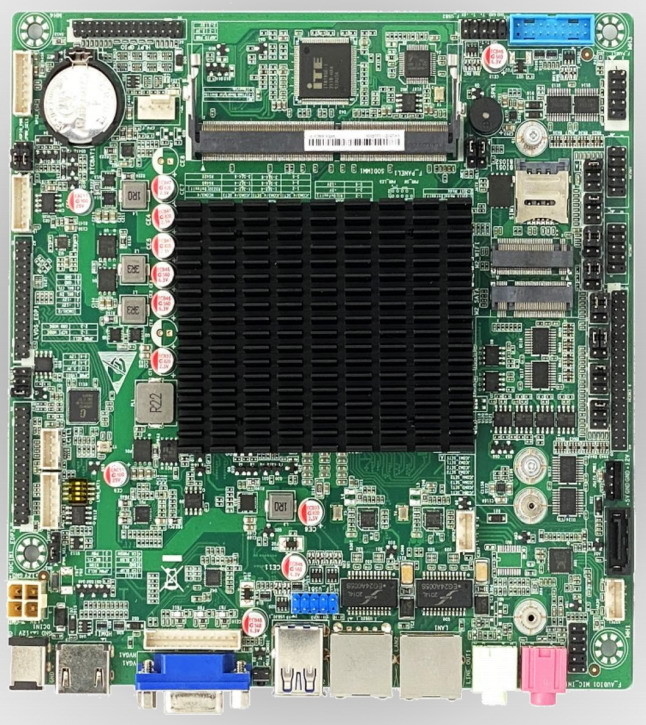 VGA HDMI LVDS EDP Mini ITX Scheda madre sottile CPU Intel IOTG Elkhart Lake J6412