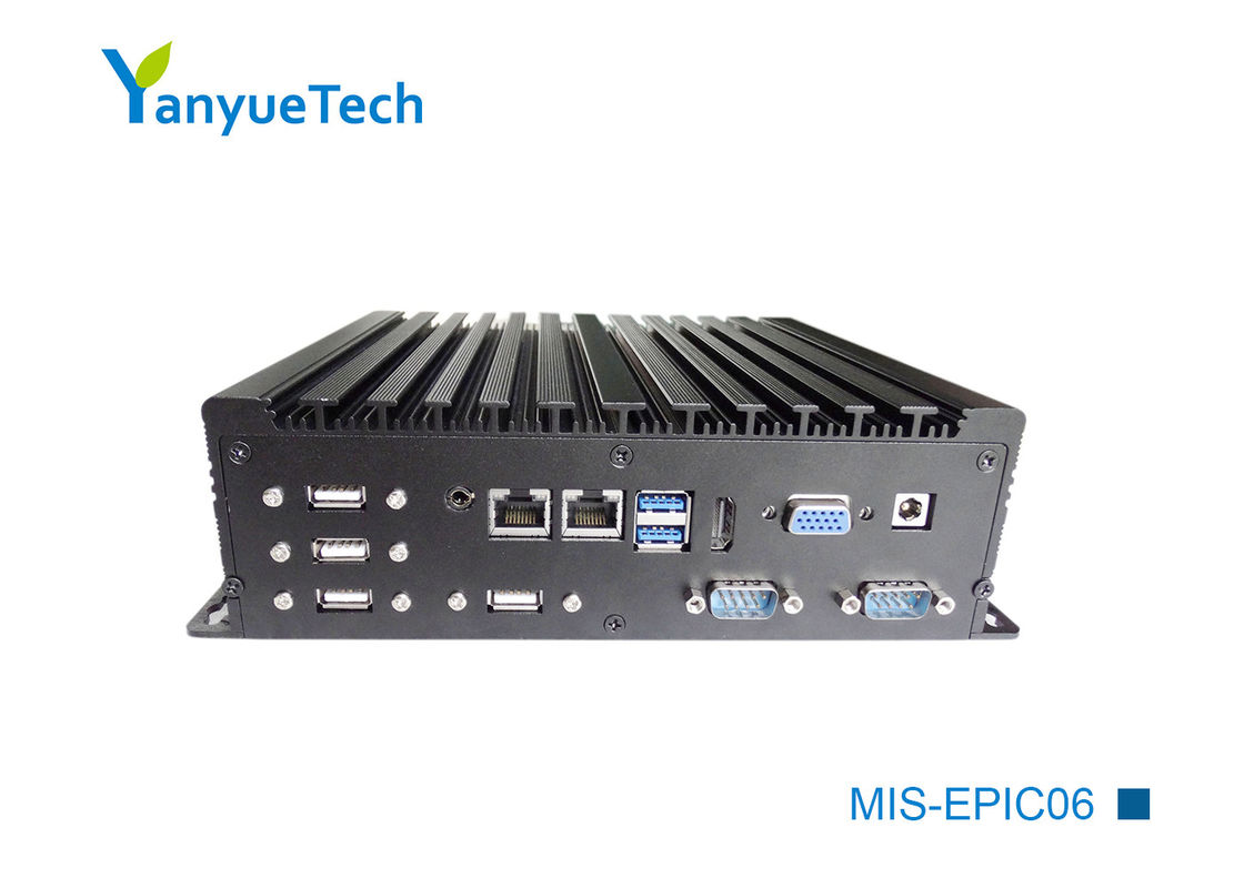 Il bordo Fanless della scatola di MIS-EPIC06 IPC ha incollato un CPU di 6 serie della generazione I3 I5 I7 U