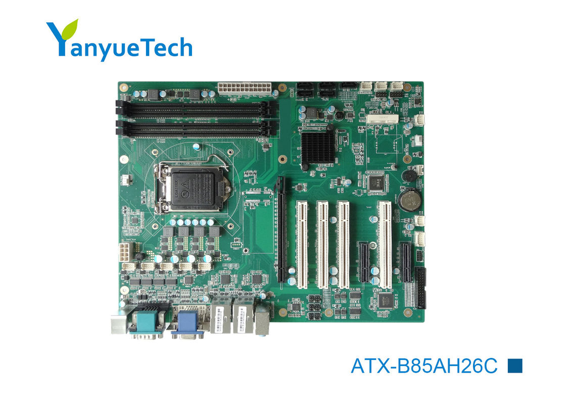 PCI industriale MSATA della scanalatura 4 di COM 12 USB 7 di lan 6 della scheda madre 2 di ATX-B85AH26C PCH B85 ATX