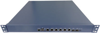 Lan 2 Giga SFP dell'hardware della parete refrattaria di rete di NSP-1966-2F/dispositivo hardware 1U 6LAN IPC 6 Intel Giga della parete refrattaria